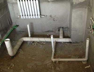 某工地水管安装